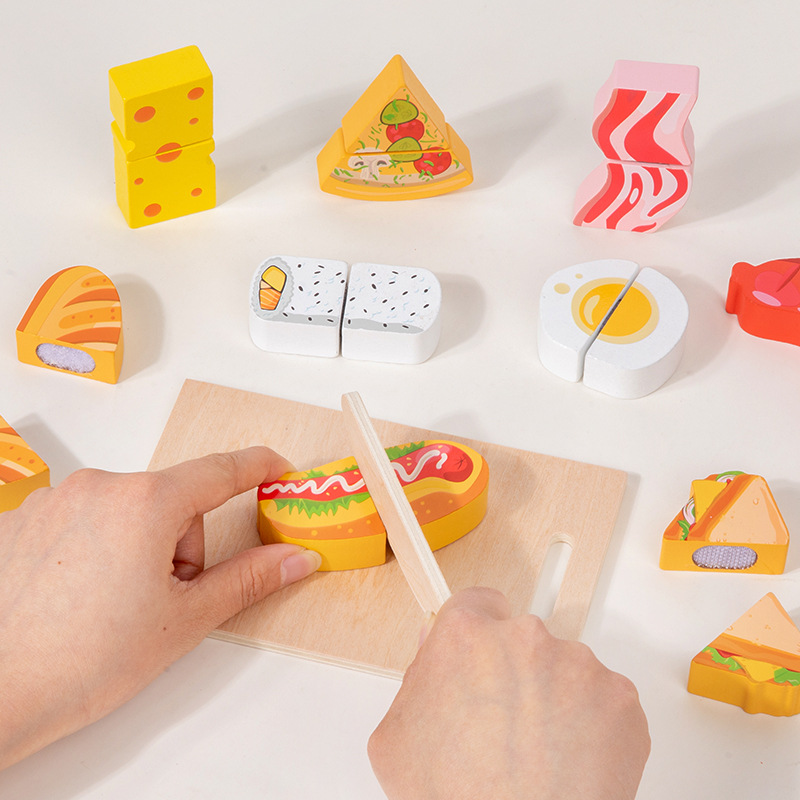 Set Makanan Simulasi Kayu untu - Kids Toys Kitchen Set ulasan dan harga