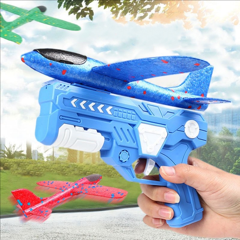 Pistol Peluncur Pesawat Busa L - Catapult Launcher Toy ulasan dan harga
