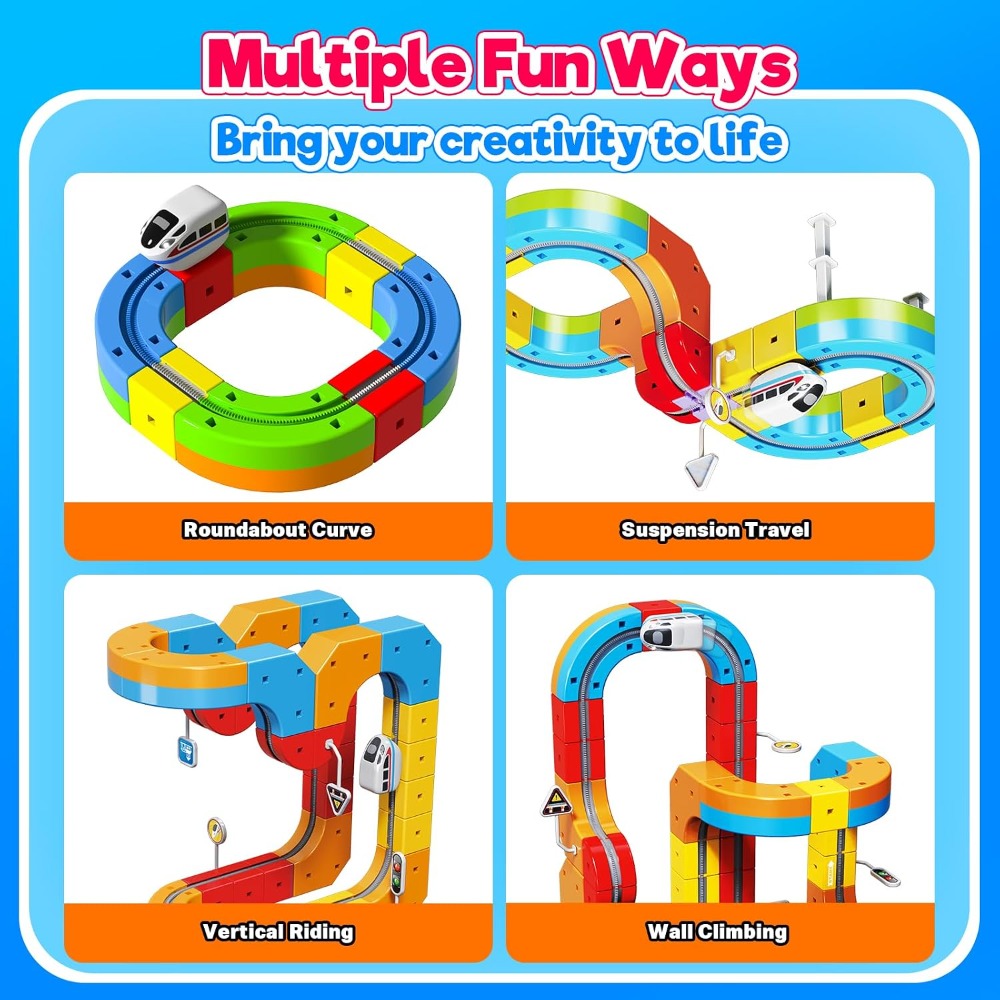 110 buah Mainan Kereta Api Ele - Kids Toys 3 Year Old ulasan dan harga