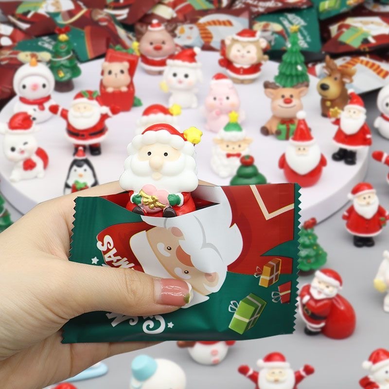 10Pcs Mainan Mini Natal Blind  - Kids Toys Xmas ulasan dan harga