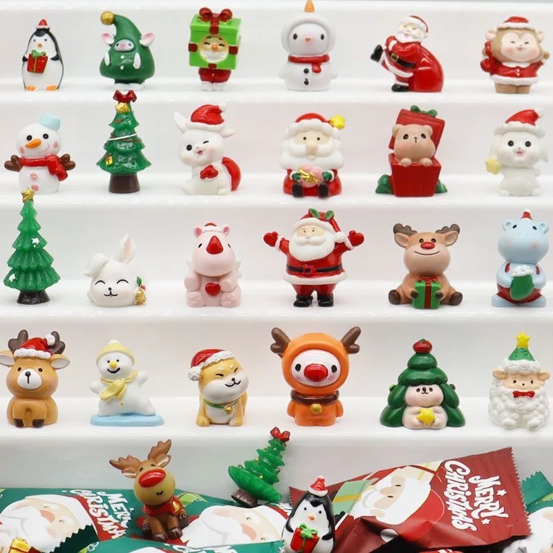 10Pcs Mainan Mini Natal Blind  - Kids Toys Xmas ulasan dan harga
