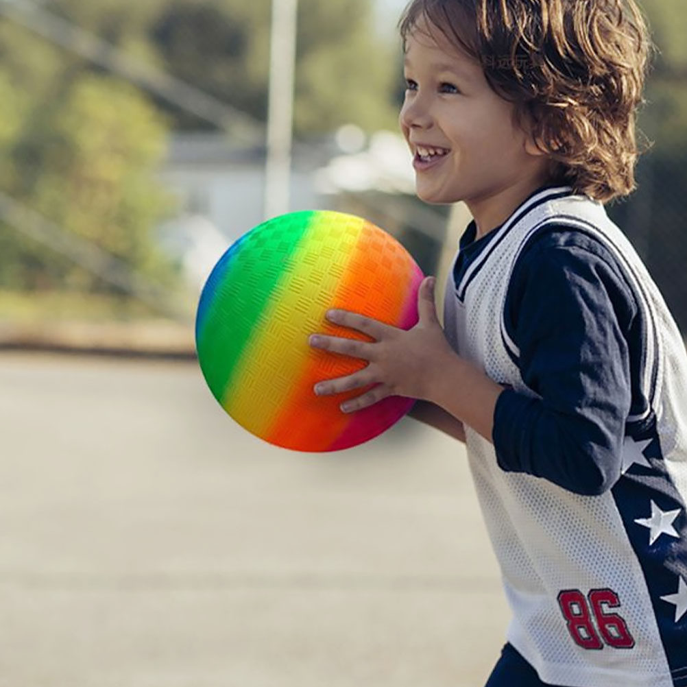 Bola Mainan Tiup Pelangi untuk - Kids Yard Toys ulasan dan harga