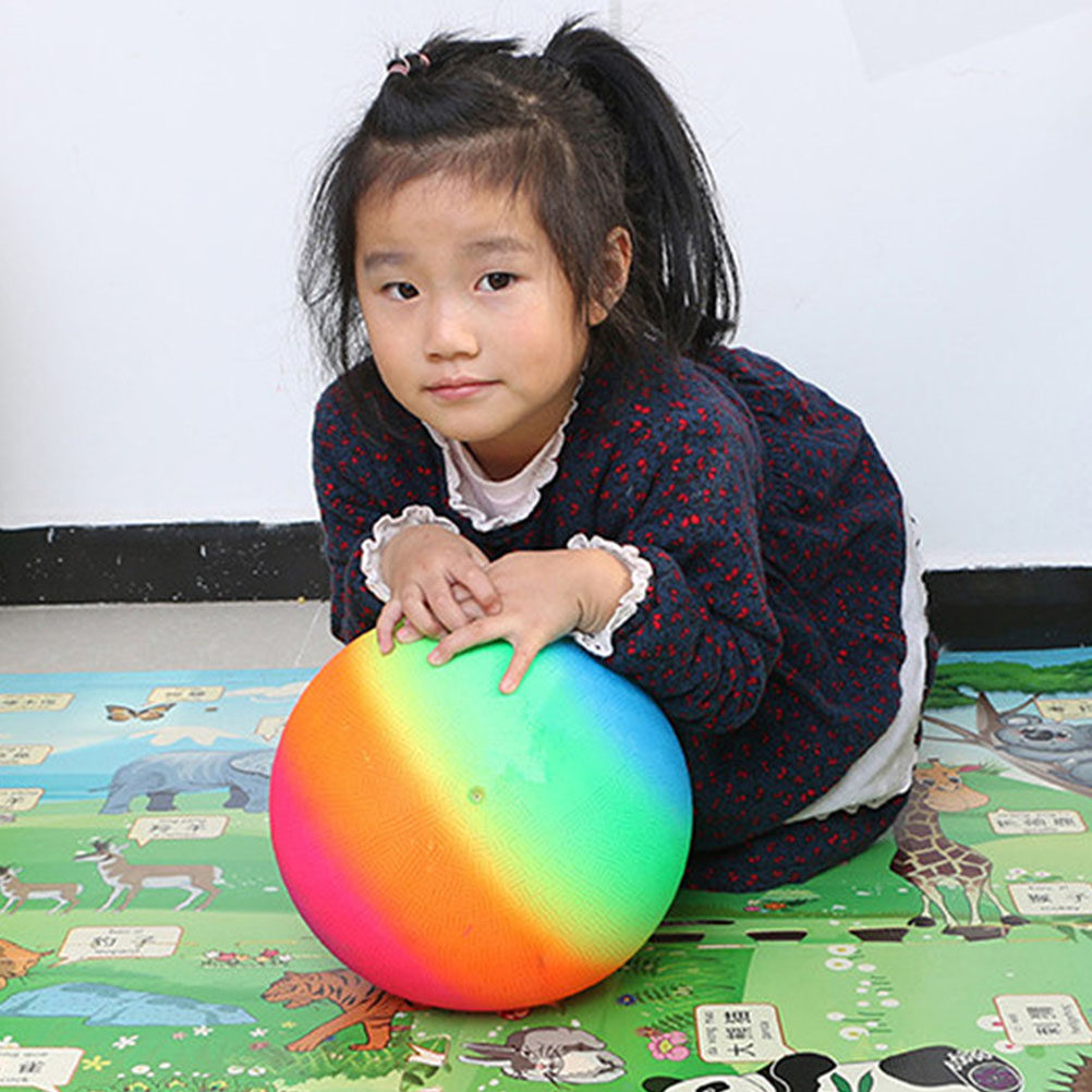 Bola Mainan Tiup Pelangi untuk - Kids Yard Toys ulasan dan harga